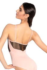 SoDanca RDE-2302-Belladonna Camisole Leotard Stretch Jacquard Mesh