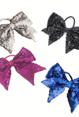 FH2 PT0083-Sparkle Bow Hair Tie