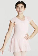 Capezio 11305C-Child Flutter Sleeve Dress-PINK