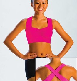 MotionWear 3000-Top pinch Front cross back-RASPBERRY-LARGE