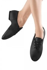 Bloch S0405L-Jazzsoft Leather Shoe Split Sole-BLACK