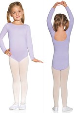 Mondor 40097-Long Sleeve Leotard Child- WHITE