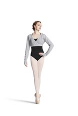 Bloch Z6919-AQUARI Wrap long sleeve Sweater-GREY-LARGE