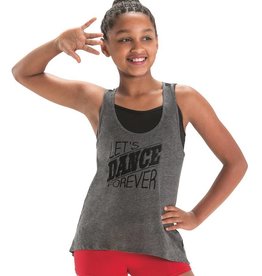 MotionWear 4873-Lets Dance Forever Stripe Tank Child-LARGE CHILD