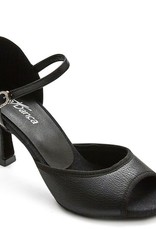 SoDanca BL170-Radha Ballroom Shoes 2.5'' Suede Sole-BLACK LEATHER