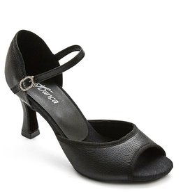 SoDanca BL170-Radha Ballroom Shoes 2.5'' Suede Sole-BLACK LEATHER