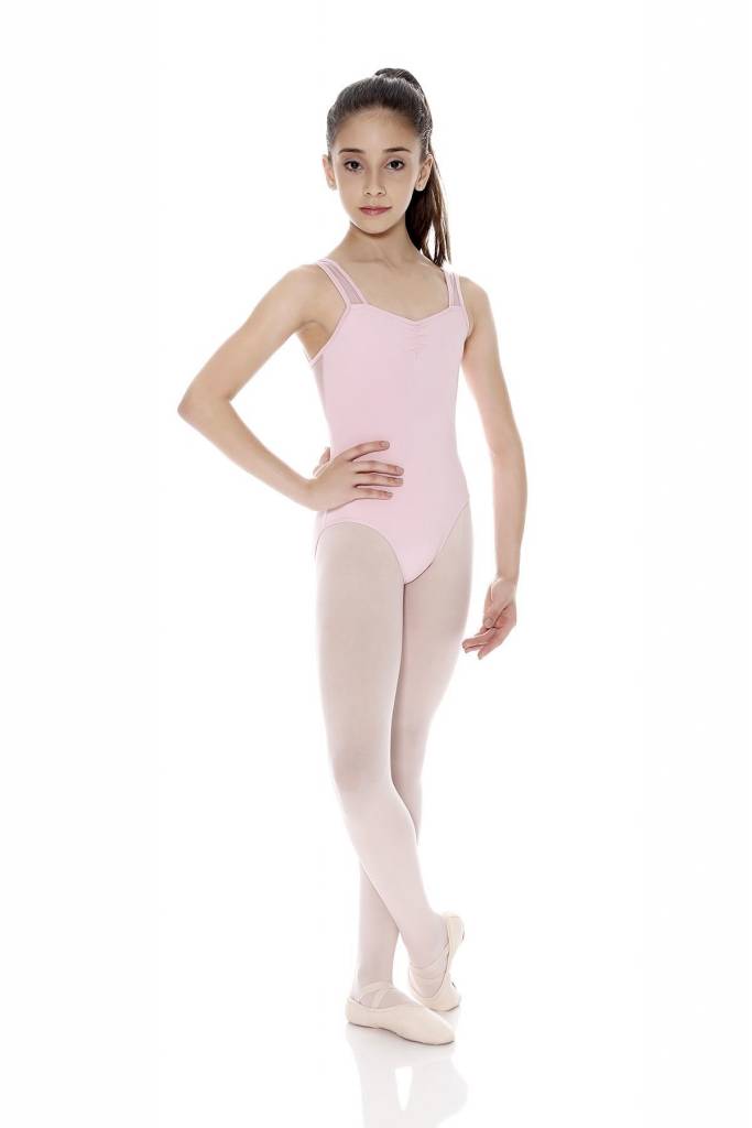 SoDanca SL21-Marley Wide Strap Mesh Leotard Child