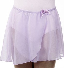 Dasha 4433L-Child Crinkle Glitter Skirt-LILAC