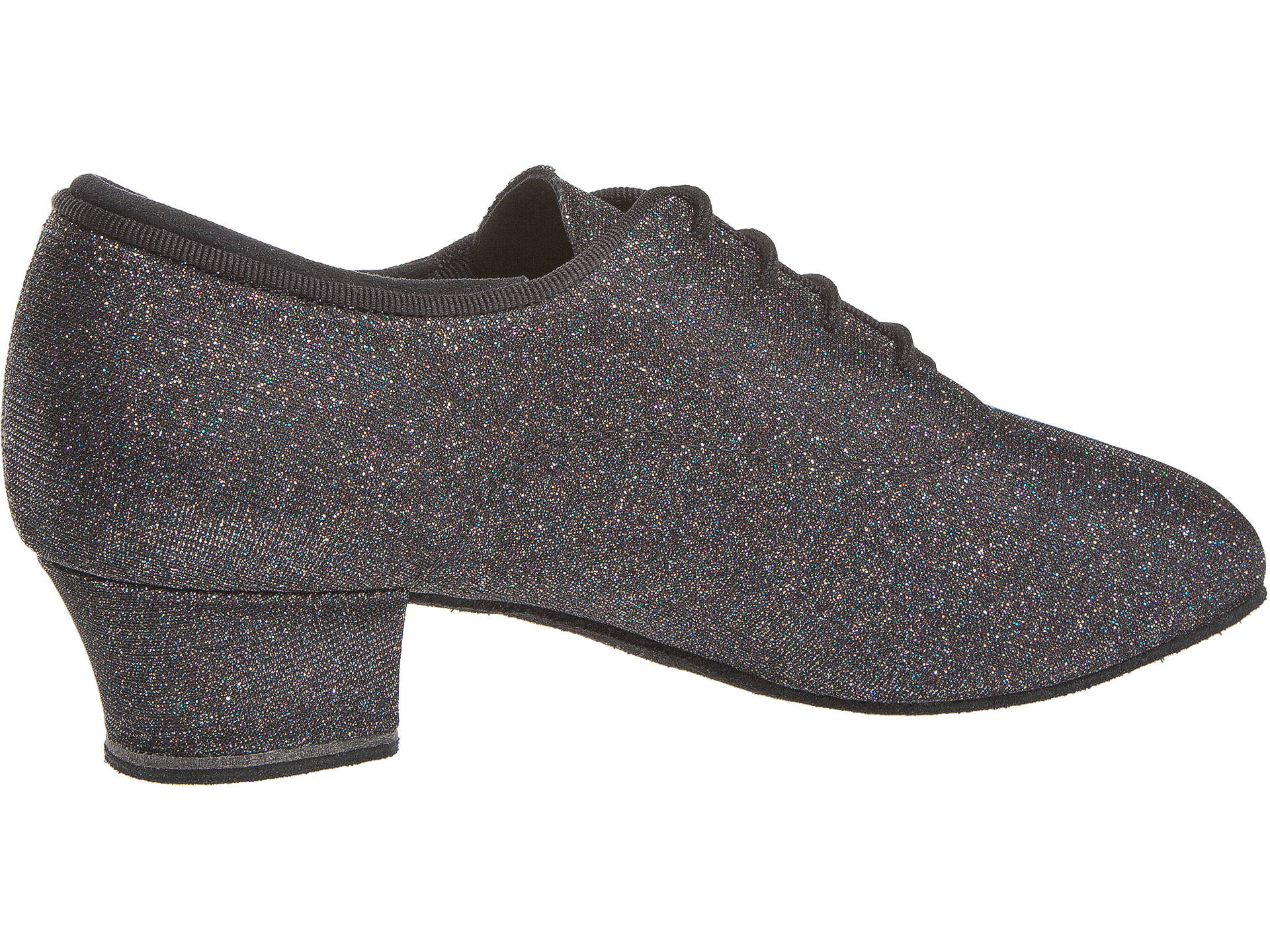 Diamant 140-034-511-A-Ballroom Shoes 1.5" Suede Sole-	MULTICOLOR GLITTER