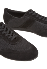 Diamant 192-425-577-V-Chaussures de Danse Semelle en Plastique VarioSpin Suede Mesh-NOIR