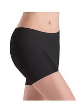 MotionWear 7084-Lower Rise Bike Shorts-BLACK-XLA