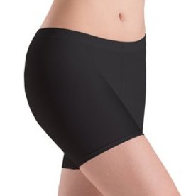 MotionWear 7084-Lower Rise Bike Shorts-BLACK-XLA