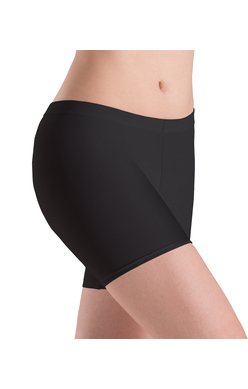 MotionWear 7084-Lower Rise Bike Shorts-BLACK-XLA