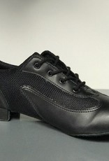 SoDanca BL230-Ronnie Ballroom Men Shoes 1" Suede Sole-BLACK