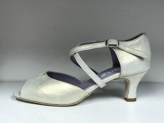 Merlet DALIA-1306-418-Ballroom Shoes 2'' Suede Sole Palveroso Leather-CHAMPAGNE