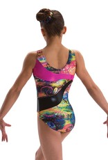 MotionWear 1526-830-Gym Double Waves Tank Leotard-BOHEMIAN-PA