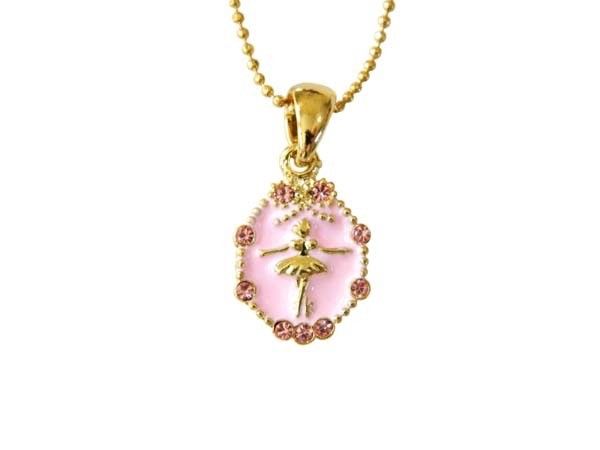 American Dance Supply 503S-Ballerina necklace-PINK-SMALL