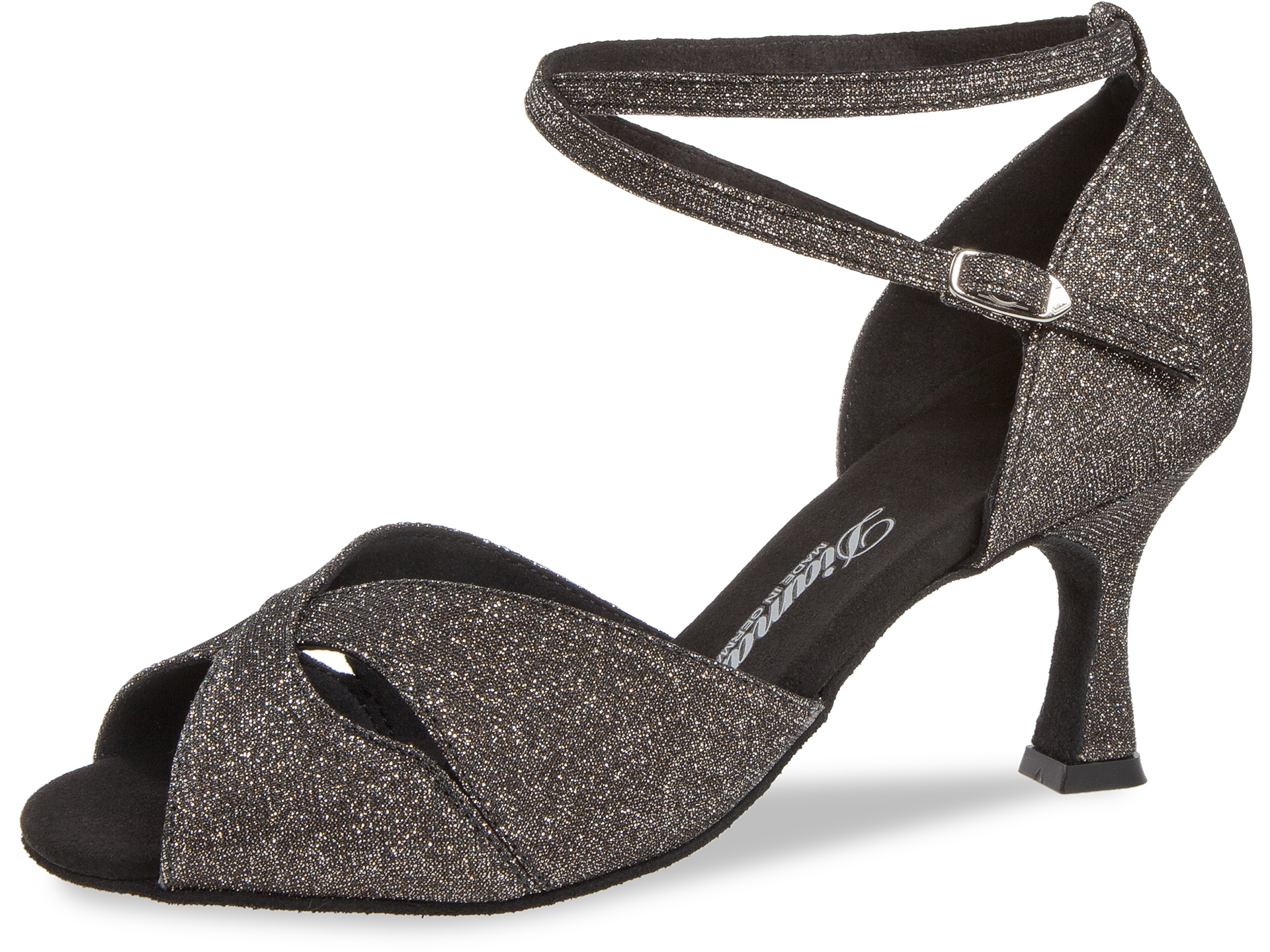 Diamant 181-0887-510-Soulier de Danse 2.5" Semelle Suede Brocade-BRONZE