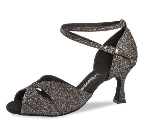 Diamant 181-087-510-Ballroom Shoes 2.5'' Suede Sole Brocade-BRONZE