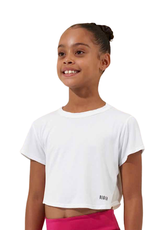 Bloch CZ9332-Kyla T-shirt Enfant Coupe Ample en Mesh au Dos -6X7