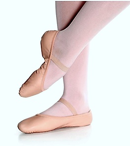 SoDanca SD55S-BRICE Full Sole Leather Ballet Shoes Child **No Drawstring**
