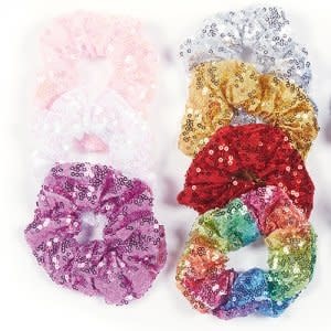 Dasha 2307 Sequin Scrunchies