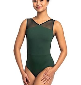 AinslieWear 1100ME-Lennon Leotard Avec Insertion de Mesh