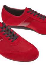 Diamant 192-425-579-Chaussures de Danse Semelle Plastique VarioSpin Suede Mesh-ROUGE