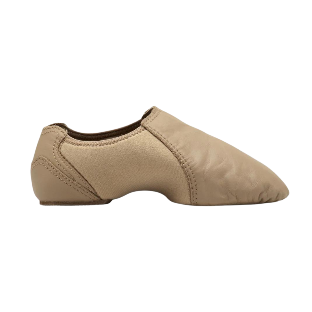Bloch S0497G -Child Spark Leather & Neoprene Jazz Shoes