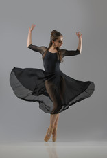 Ballet Rosa FAITH-Longue Jupe à Enfiler-NOIR