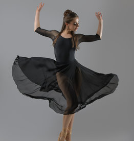 Ballet Rosa FAITH-Pull On Long Skirt-NOIR