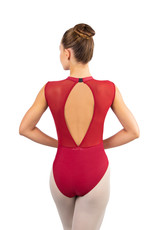 Ballet Rosa MIRIELLE-Lace Front High Neck Leotard