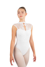 Ballet Rosa MIRIELLE-Lace Front High Neck Leotard