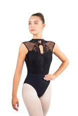 Ballet Rosa MIRIELLE-Lace Front High Neck Leotard