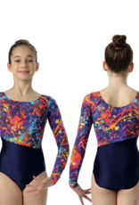 Mondor 7893-UA-Long Sleeve Gym leotard-URBAN ART-10-12