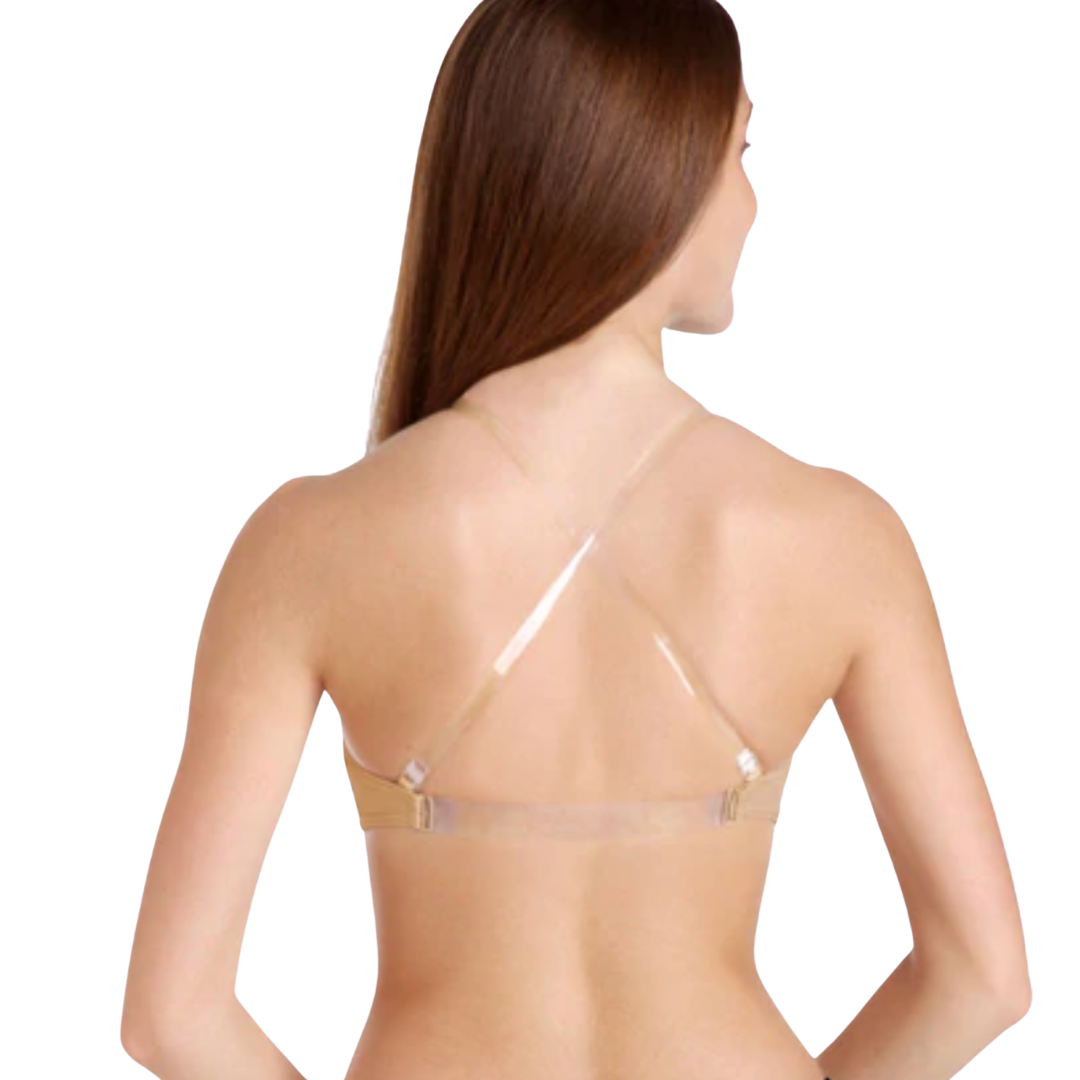 Femme Rhoda Brassière Détail Bretelles Triangulaire Crème Crème