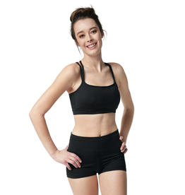 Mondor 41020-Adulte Short Entrejambe 1 3/4 po-NOIR