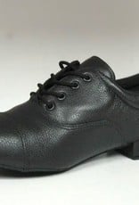 SoDanca BL104-Roy Ballroom Men Shoes 1" Suede Sole-BLACK/BLACK