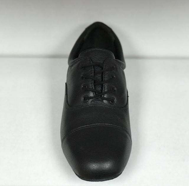 SoDanca BL104-Roy Ballroom Men Shoes 1" Suede Sole-BLACK/BLACK