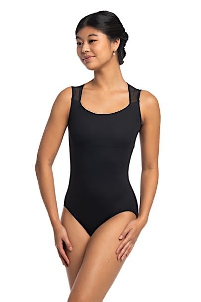 AinslieWear 1122ME-Saminy Leotard with Mesh