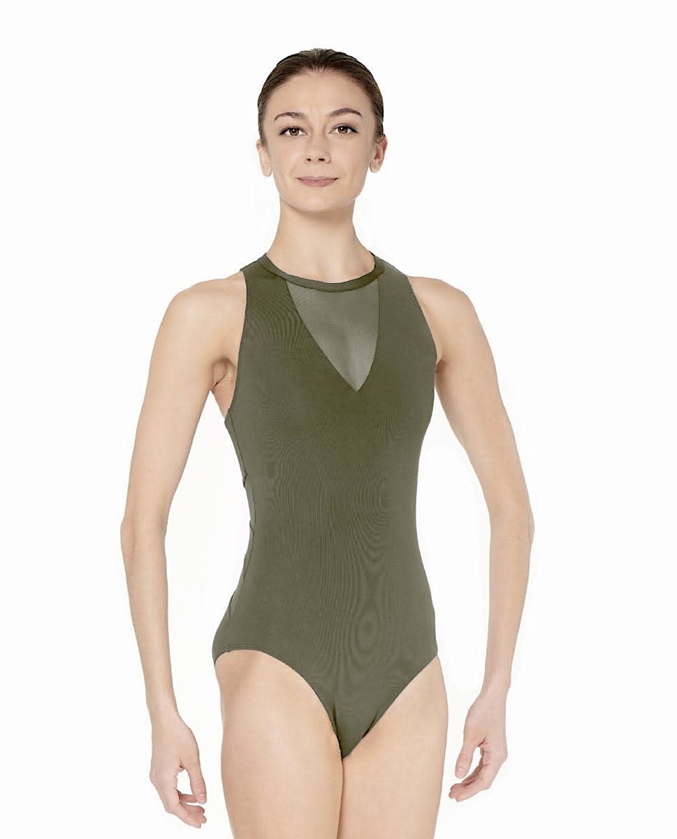 Lulli Dancewear LUB824-Aaliyah High Neck Mesh Leotard