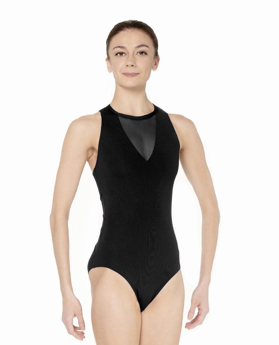 Lulli Dancewear LUB824-Aaliyah High Neck Mesh Leotard