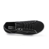 Pastry Dance PA172020-Cassatta Stretch Canvas LowTops-BLACK/WHITE