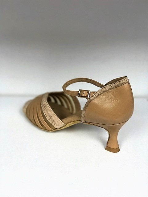 Rummos R563-246-113-50R-Ballroom Shoes 2.2'' Suede Sole Leather-TAN