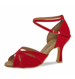 Diamant 141-108-021-Soulier de Danse 3" Semelle Suede-ROUGE