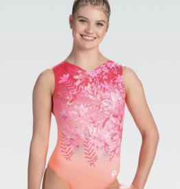 GK 3900-GK Flowers in the Wild Leotard-ADULT SMALL