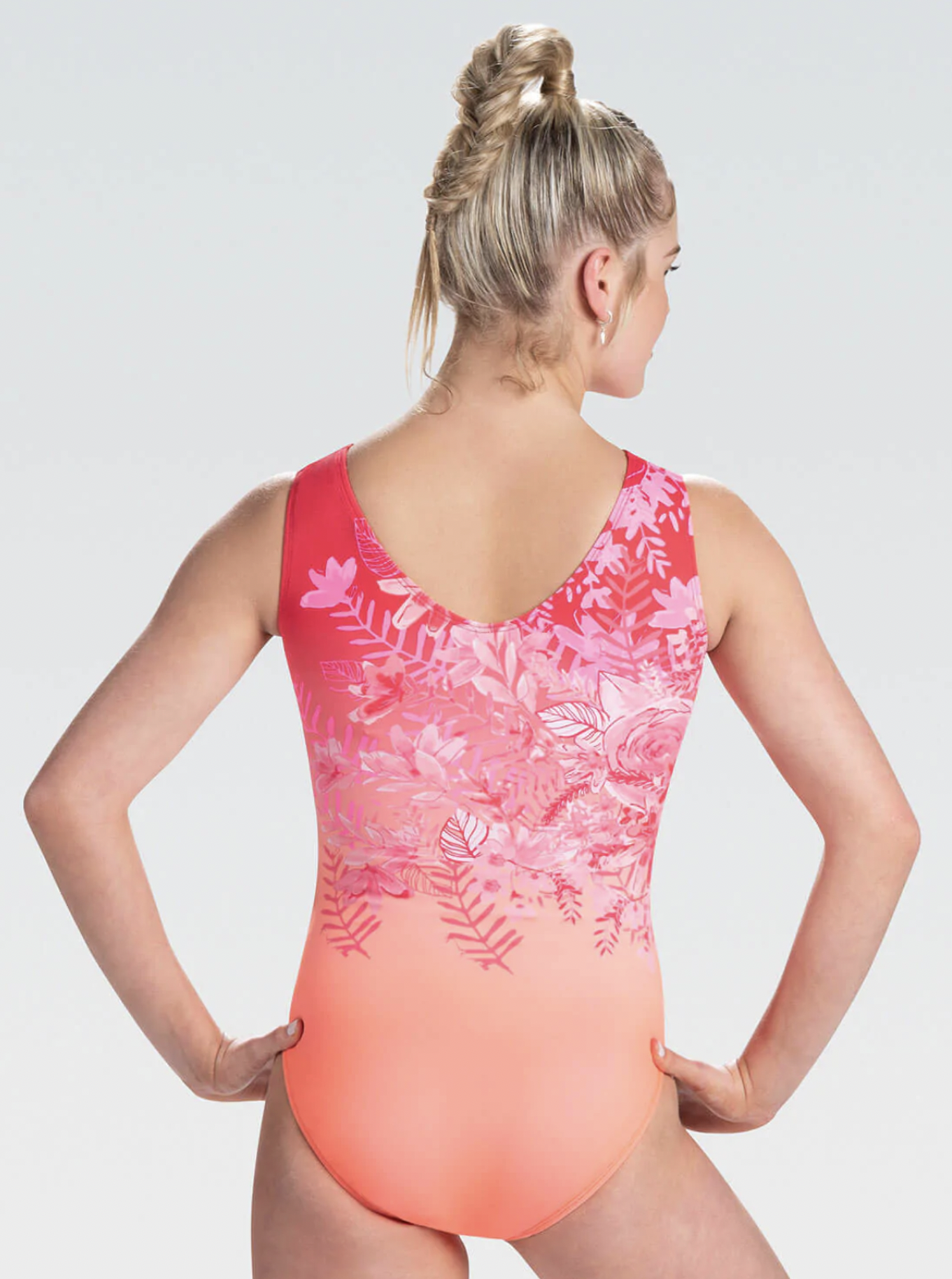 GK 3900-GK Flowers in the Wild Leotard-ADULT SMALL