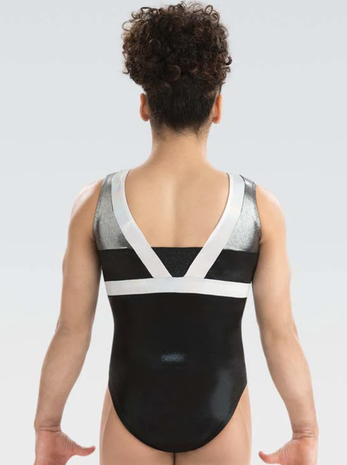 GK 3799-GK Black Tie Gymnastics Leotard