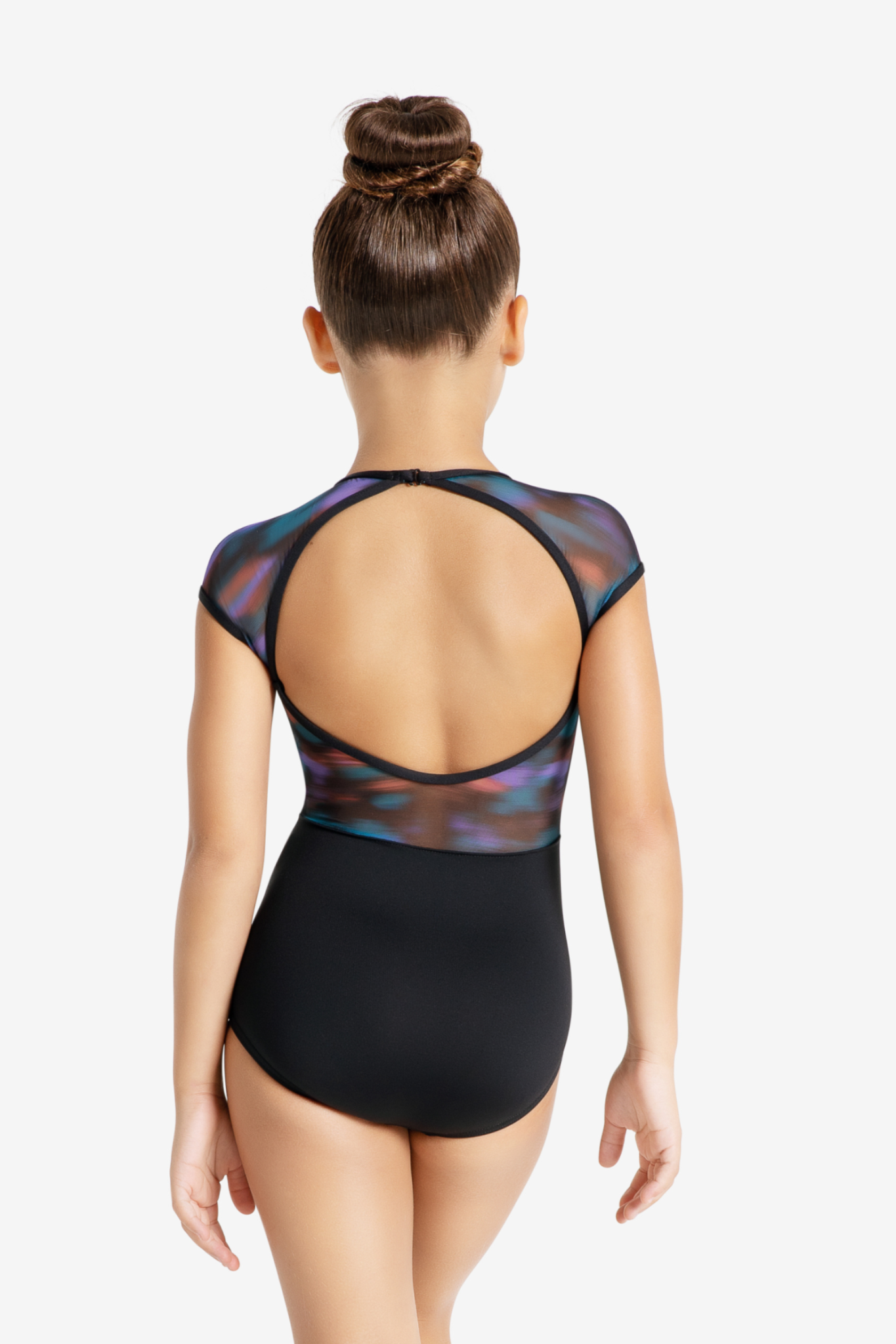 Capezio 11971C-Child Cap Sleeve leotard-BLACK-LARGE