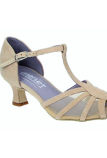 Merlet KARMINA-1404-106-Soulier de Danse 2'' Semelle Suede Cuir Velours-BEIGE